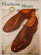 1947 Original Esquire Art Ads Florsheim Shoes Old Forester Whiskey picture