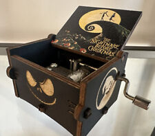 The nightmare Before Christmas Music Box plays theme song jack New Wooden picture