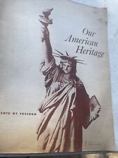 Our American Heritage ￼1947 Official Souvenir of The FREEDOM TRAIN Magazine picture