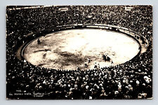 1944 El Toreo Matador Bull Fight Arena Bullfight Mexico City Real Photo Postcard picture