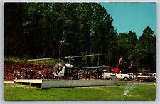 Vintage Postcard SD Keystone Helicopter Port Crowds Old Cars Chrome~12575 picture