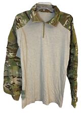 Crye Precision Camo Combat Shirt Military Large R 1/4 Zip Tactical picture