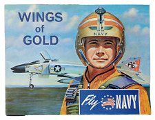 Wings Of Gold US Navy Brochure From The Willow Grove Naval Air Station 1964 picture