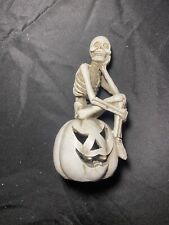 Rite Aid Halloween Skeleton sitting On Pumpkin light Up Decoration picture