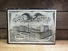 Antique Eagle Pencil Company, New York No.140 Lead Pencil Box 1930’s picture