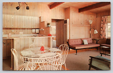 Postcard Florida, Sanibel Island Mellody Apts Interior Advertising c1950s A193 picture