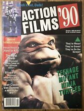 Action Films '90 Magazine Summer 1990 Teenage Mutant Ninja Turtles VTG HTF RARE picture