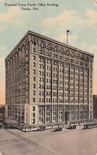 Omaha Nebraska NE Union Pacific Office Building 1910 Plattsmouth Postcard D30 picture