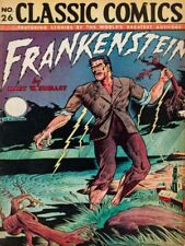 Classic Comics #26 NEW Metal Sign: Frankenstein - Great Period Artwork picture