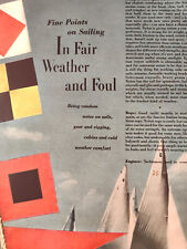 1949 Original Esquire Art Special Suppliment on Sailing picture