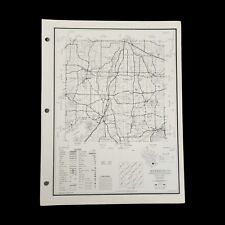 VTG Jefferson County Map Wisconsin Department of Transportation Highways 1974 picture