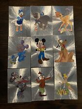 Vintage Walt Disney Dufex Metallic Foil Postcards Lot (9) - Mickey, Minnie, More picture