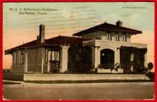 San Benito Texas 1912 Mr. Samuel Arthur Robertson's Residence Postcard picture