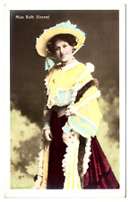 Antique Miss Ruth Vincent, English Opera Singer and Actress, Postcard picture