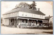 1907 RPPC LEBANON? SYRACUSE? NEW YORK*HUGE HOUSE*FRONT PORCH*TO HENRY CAMPBELL picture