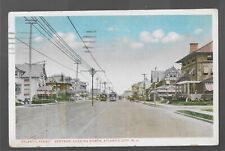 Atlantic Ave, Ventnor Looking North, Atlantic City NJ 1919 Postcard picture