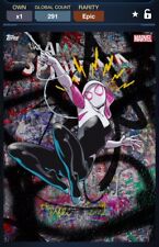 Topps Marvel Collect Epic Ghost Spider Street Graffiti 291cc Digital 2021 picture