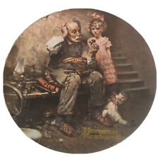 Norman Rockwell plate “The Cobbler” Second in the collection, Closed In 1978 picture