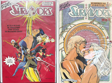 THE SURVIVORS #1 - 2 (1986) vol.2 Complete Set NM (Prelude Graphics)  Awesome picture