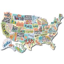 RV State Sticker Travel Map of The United States | 50 States Stickers of US |... picture