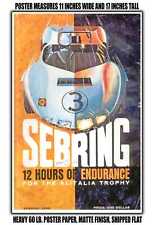 11x17 POSTER - 1966 Sebring 12 Hours of Endurance for the Alitalia Trophy picture