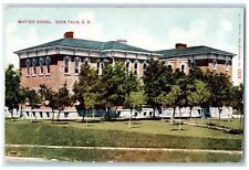 1912 Whittier School Exterior Building Sioux Falls South Dakota Vintage Postcard picture