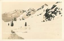 RPPC  DONNER BRIDGE Bend, California CA  ~ Snowy WINTER SCENE c1930s Postcard picture