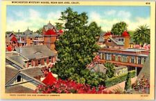 Postcard Vintage Winchester Mystery House CA San Jose California Linen  picture