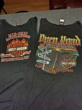 Harley Davidson Men's Tank 2 Tops 3XL Springfield OH Fond Du Lac WI  picture