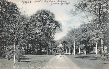 Bridgeport CT Connecticut, Washington Park Looking Northwest, Vintage Postcard picture