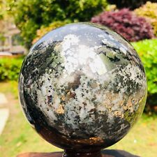 8.14LB Natural Beautiful Chalcopyrite ball Quartz Crystal Sphere Healing 1345 picture