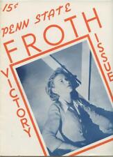 WWII August 1942 Froth Magazine Penn State PSU Good Condition VICTORY Issue picture