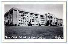c1950's Union High School Hillsboro Oregon OR RPPC Unposted Photo Postcard picture