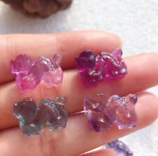10 pc Rainbow Flourite Hand Carved Dragon cerstal High Quality randomly picture