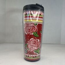 Starbucks Floral Flowers 16oz. Tall Tea Coffee Travel Cup Tumbler Barista 2004 picture