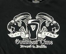 XXL Guinness Official Merchandise T-Shirt Mens Fit Black Unisex Beer Nice CLEAN picture