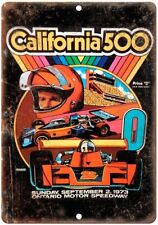 1973 California 500 Ontario Speedway Reproduction Metal Sign A563 picture