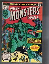 1974 Where Monsters Dwell #28 - Jack Kirby; Droom- Stored since purchase picture