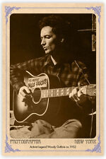 WOODY GUTHRIE Activist Folksinger Vintage Photograph A+ Reprint Cabinet Card picture