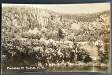 Palisades. Fairlee Vermont Real Photo Postcard. VT RPPC picture
