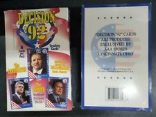 1992 Wild Card Decision '92 trading cards presidents 2 factory sealed boxes  picture