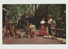 Vintage Unposted Postcard Chrome Olivera Street Los Angeles California picture