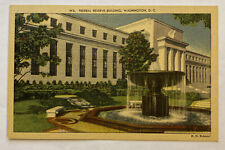 Vintage Postcard, Federal Reserve Building, Washington, DC, Unposted picture
