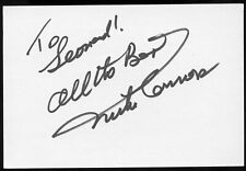 Mike Connors d2017 signed autograph 4x6 cut American Actor CBS Series Mannix picture