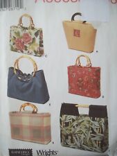 Simplicity Accessories Pattern 5541 Handbags Six Styles Uncut FF New Old Stock picture