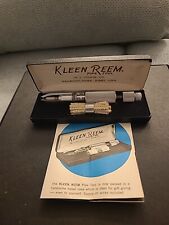 Vintage Kleen Reem Pipe, Case,pipe Cleaners, Instruction Sheet Never Been Used. picture