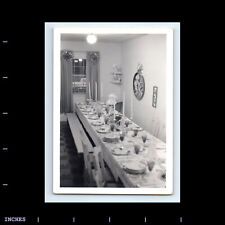 Vintage Photo DINING ROOM TABLE SETTING picture