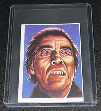 1984 Super Exito Card Dracula Christopher Lee Movie #67 Spain Trading Horror picture