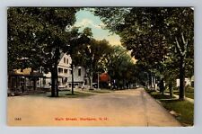 Marlboro NH-New Hampshire, Main Street, Antique, Vintage c1912 Postcard picture