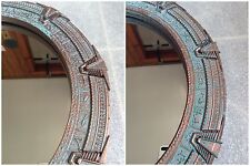 Patina Stargate Mirror Large - SG1 or Atlantis - 12 inches (30 cm). picture